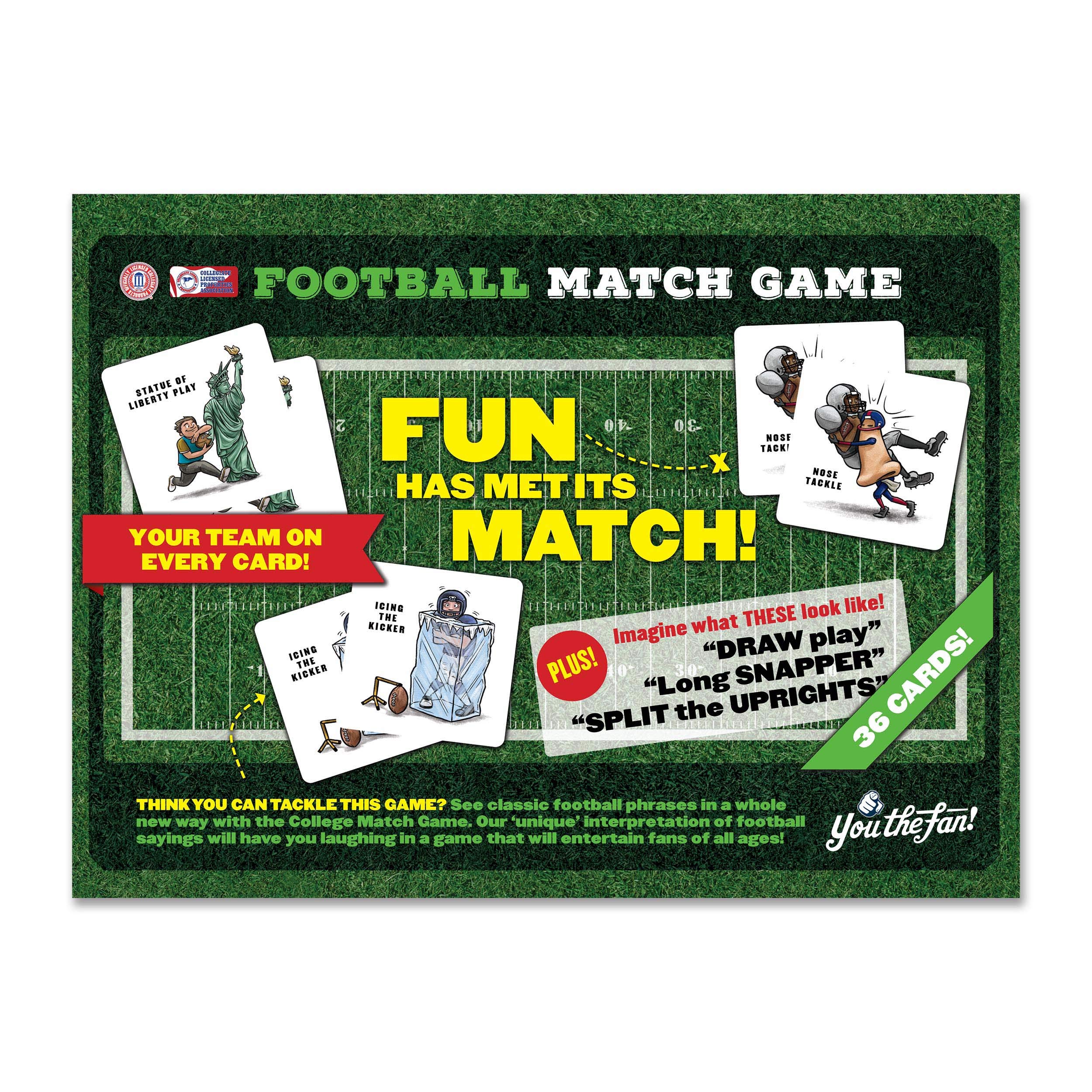 YouTheFan NCAA Clemson Tigers Licensed Memory Match Game - Sports Collectibles, Sports Memorabilia, Sports Fan Shop, Sports Gifts