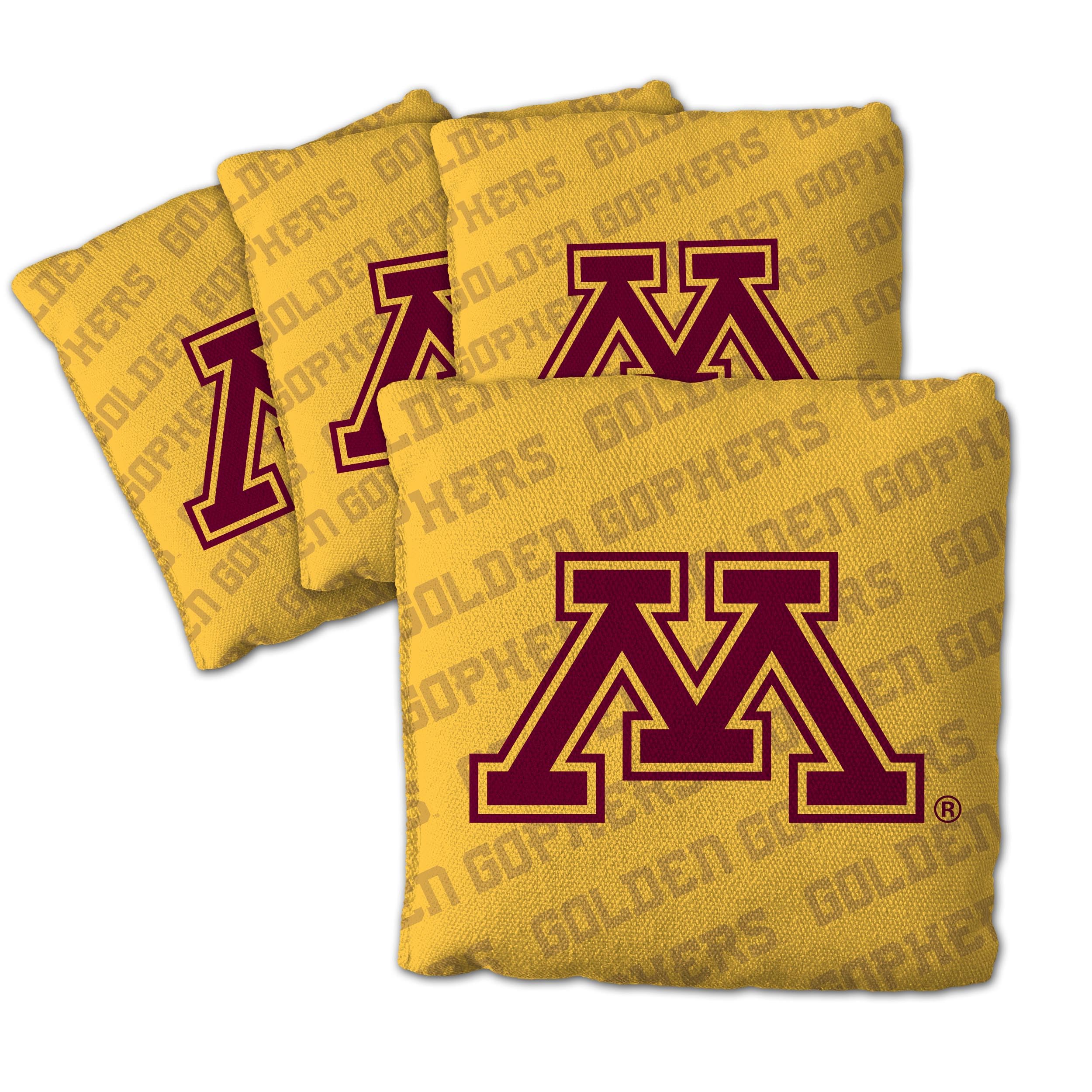 YouTheFan NCAA Minnesota Golden Gophers Cornhole Bags - 4PK - Yellow - Sports Collectibles, Sports Memorabilia, Sports Fan Shop, Sports Gifts