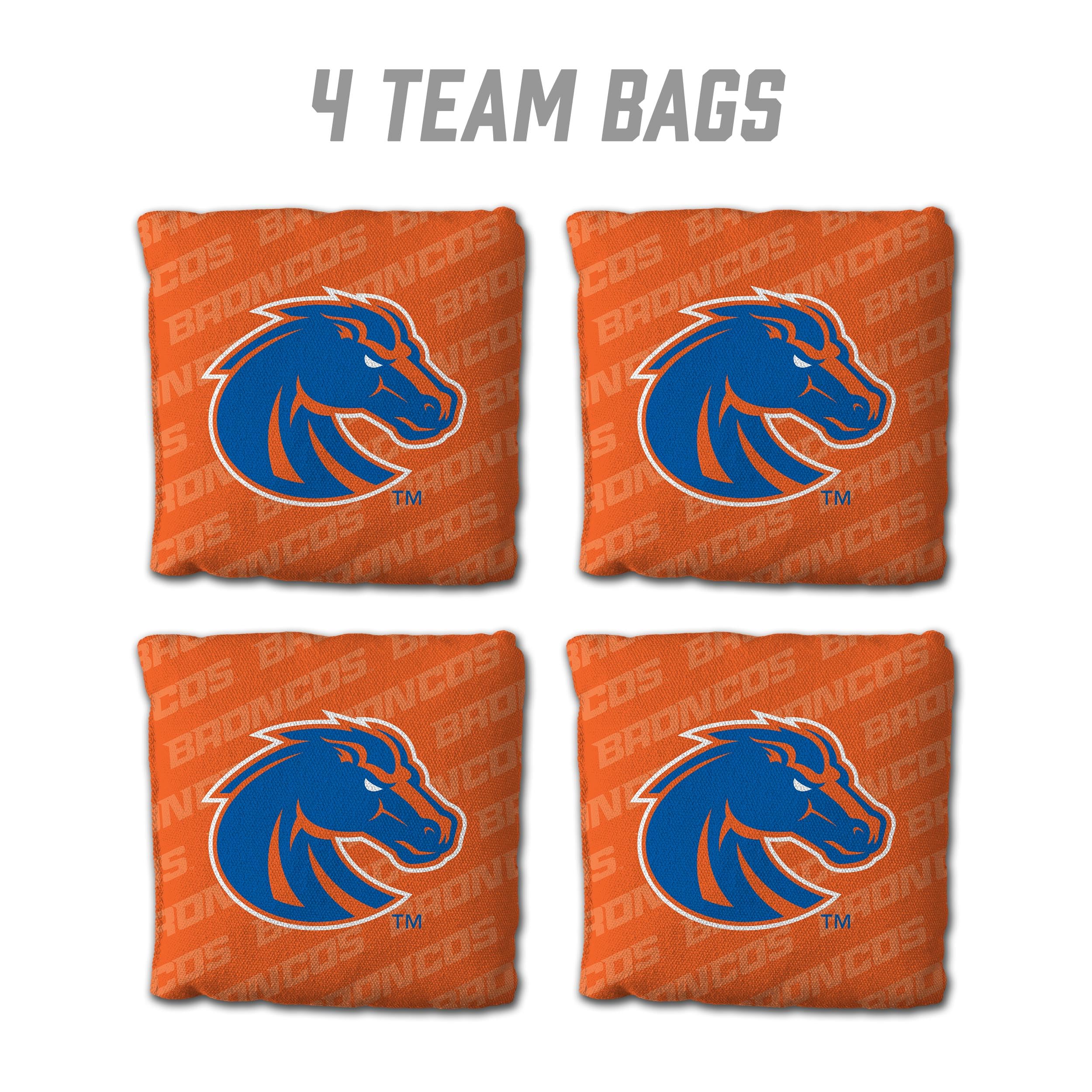 YouTheFan NCAA Boise State Broncos Cornhole Bags - 4PK - Orange - Sports Collectibles, Sports Memorabilia, Sports Fan Shop, Sports Gifts
