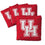 YouTheFan NCAA Houston Cougars Cornhole Bags - 4PK - Red - Sports Collectibles, Sports Memorabilia, Sports Fan Shop, Sports Gifts