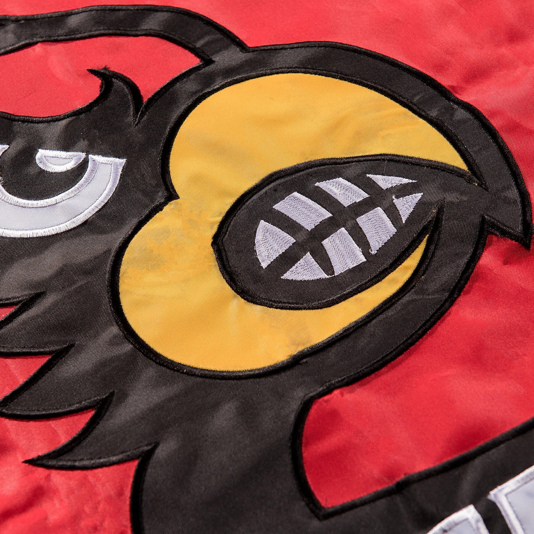 College Flags & Banners Co. Louisville Cardinals Embroidered and Stitched Nylon Flag - Sports Collectibles, Sports Memorabilia, Sports Fan Shop, Sports Gifts
