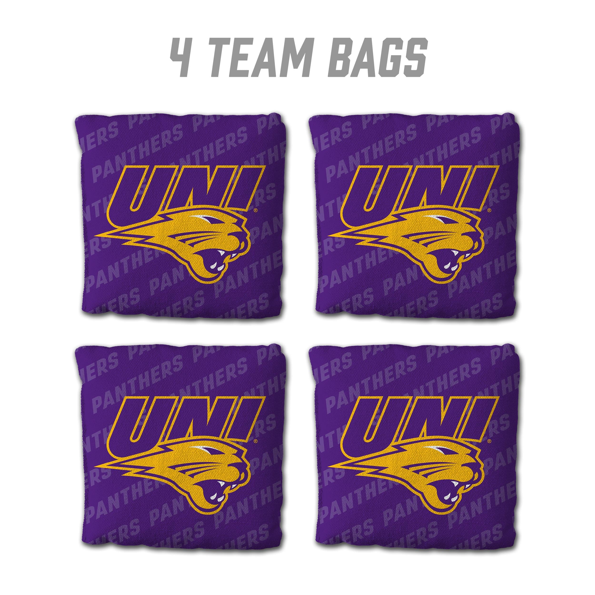 YouTheFan NCAA Northern Iowa Panthers Cornhole Bags - 4PK - Purple - Sports Collectibles, Sports Memorabilia, Sports Fan Shop, Sports Gifts