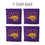 YouTheFan NCAA Northern Iowa Panthers Cornhole Bags - 4PK - Purple - Sports Collectibles, Sports Memorabilia, Sports Fan Shop, Sports Gifts