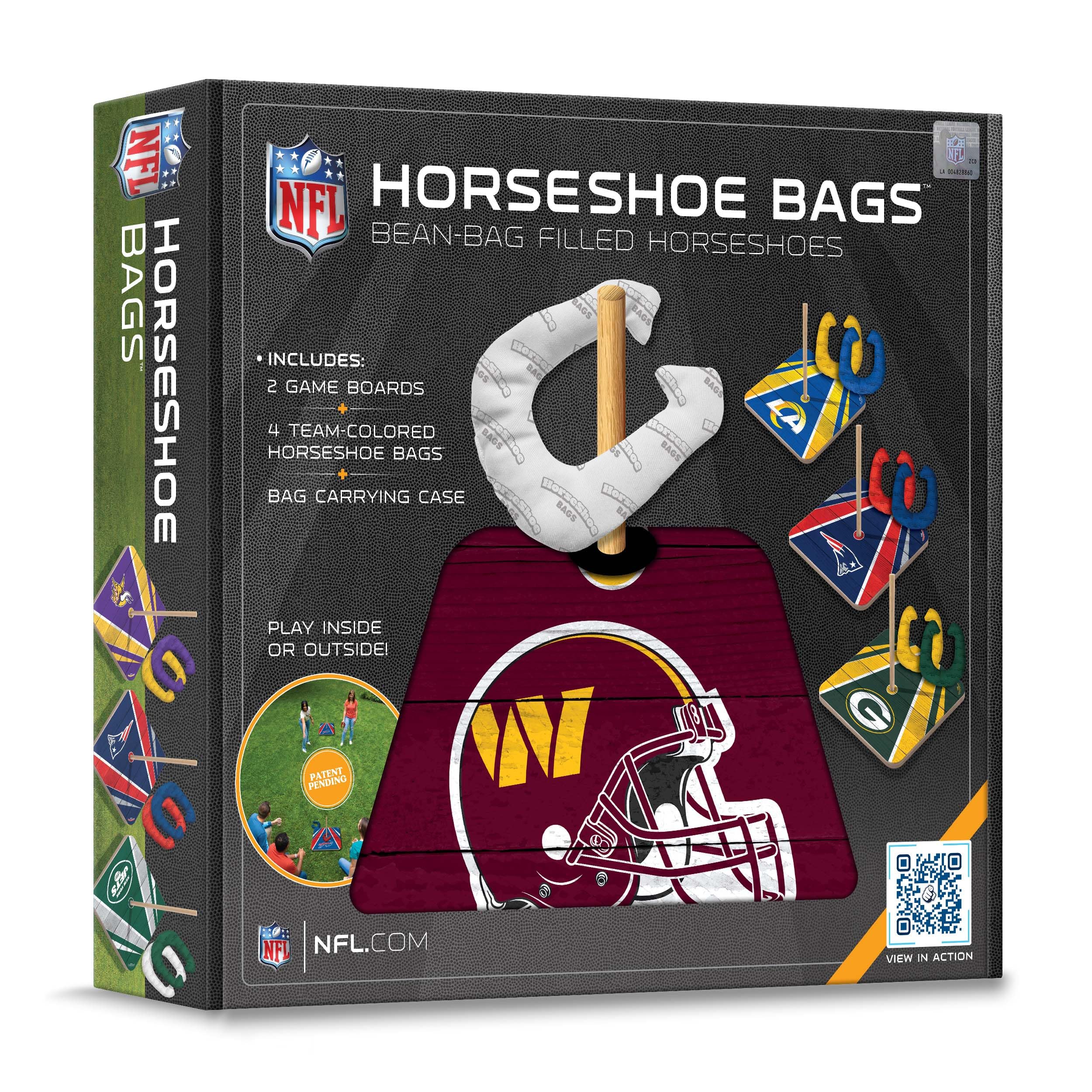YouTheFan NFL Washington Commanders Horseshoe Bags Game - Sports Collectibles, Sports Memorabilia, Sports Fan Shop, Sports Gifts