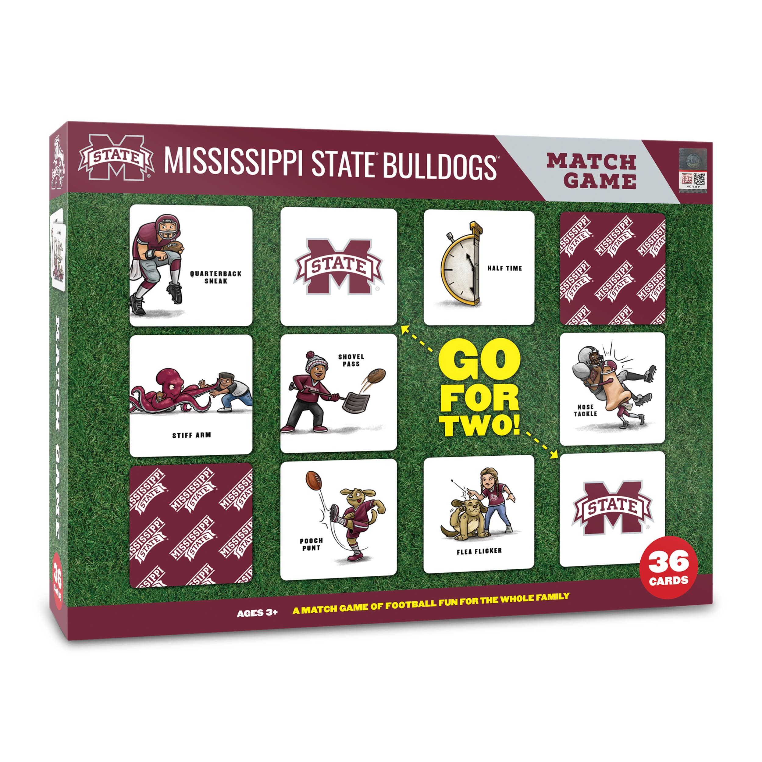YouTheFan NCAA Mississippi State Licensed Memory Match Game - Sports Collectibles, Sports Memorabilia, Sports Fan Shop, Sports Gifts