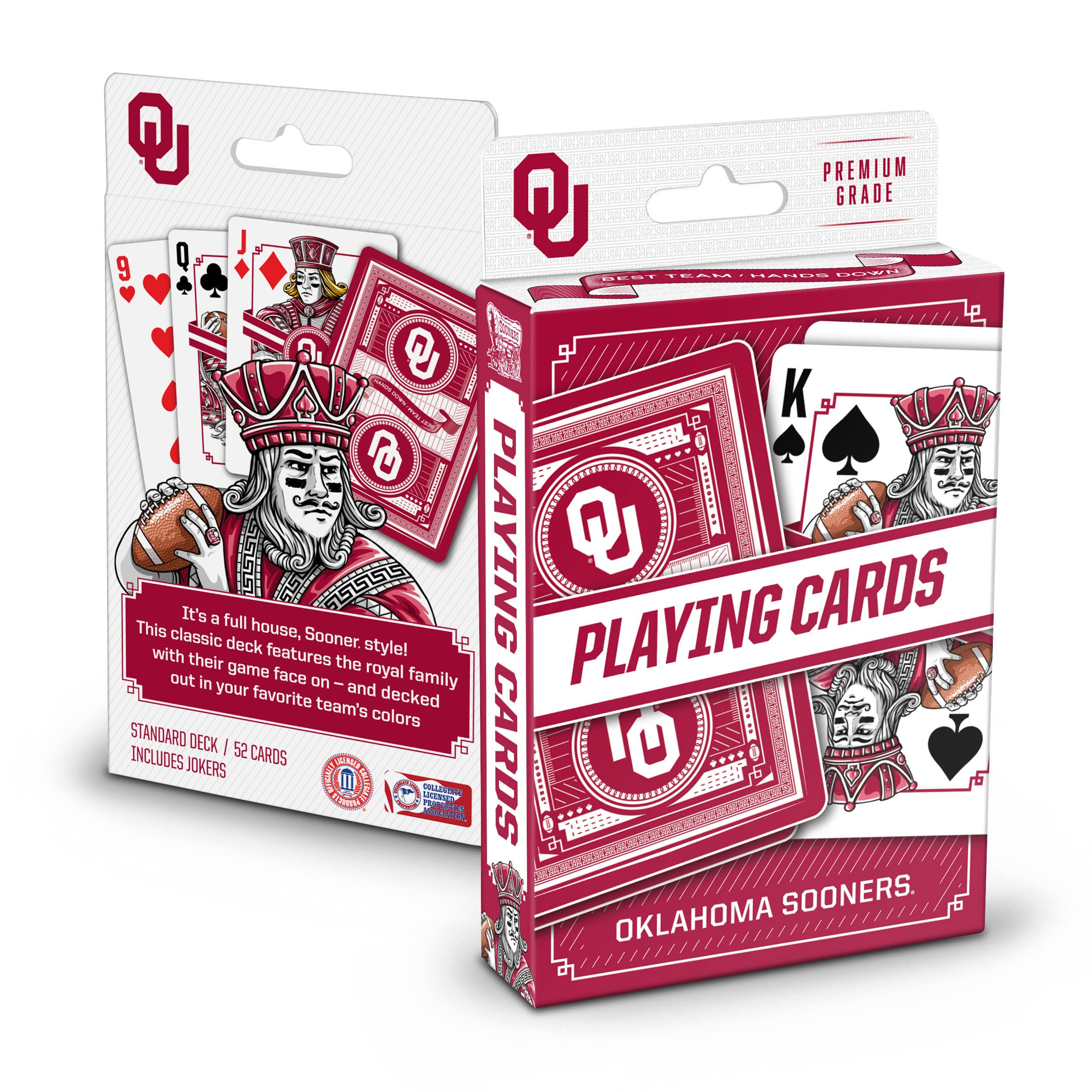 YouTheFan NCAA Oklahoma Sooners Classic Series Playing Cards - Sports Collectibles, Sports Memorabilia, Sports Fan Shop, Sports Gifts