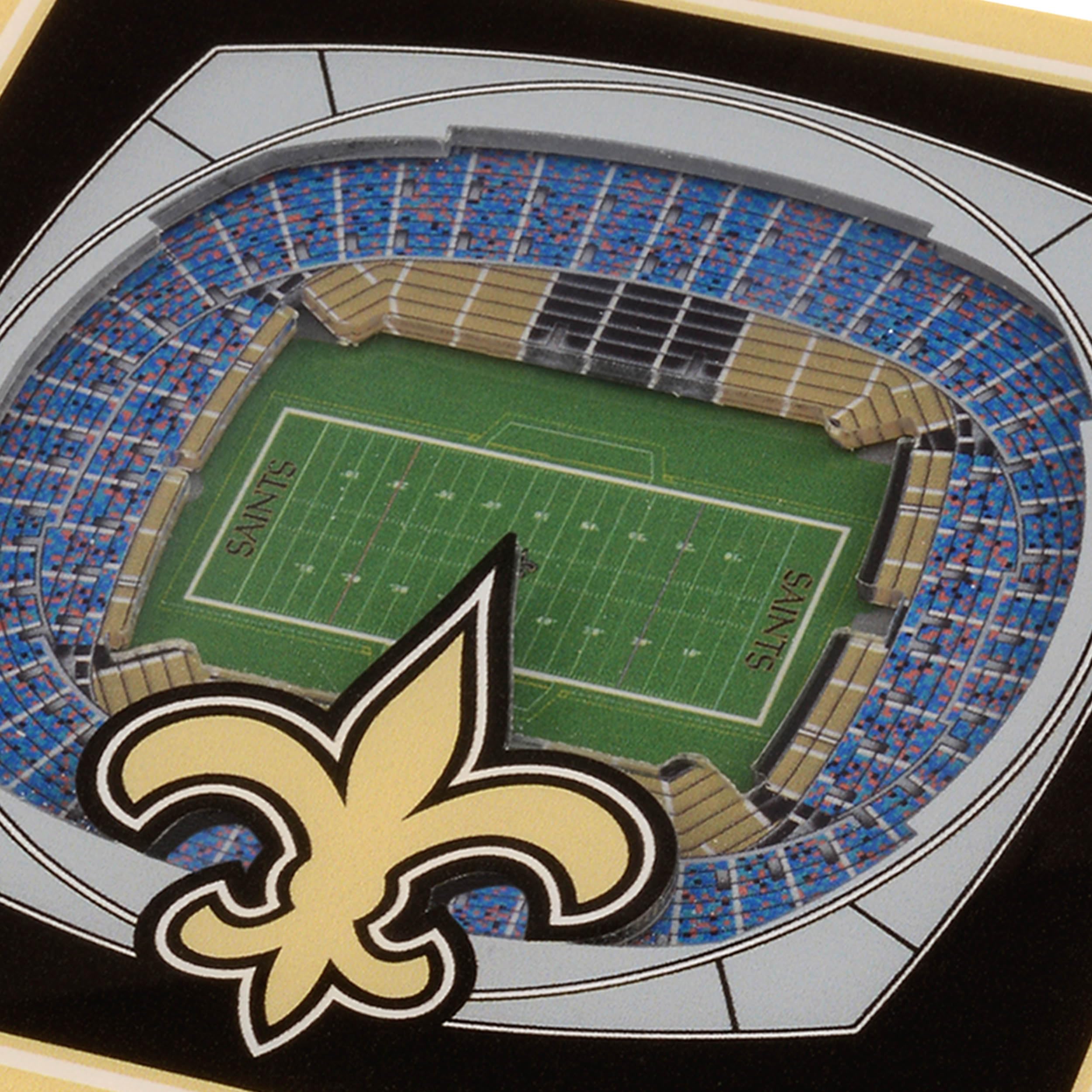 YouTheFan NFL New Orleans Saints Licensed Fan Cribbage Wood Board Game - Sports Collectibles, Sports Memorabilia, Sports Fan Shop, Sports Gifts