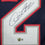 Framed Autographed/Signed Doug Flutie 35x39 New England Blue Football Jersey Beckett BAS COA