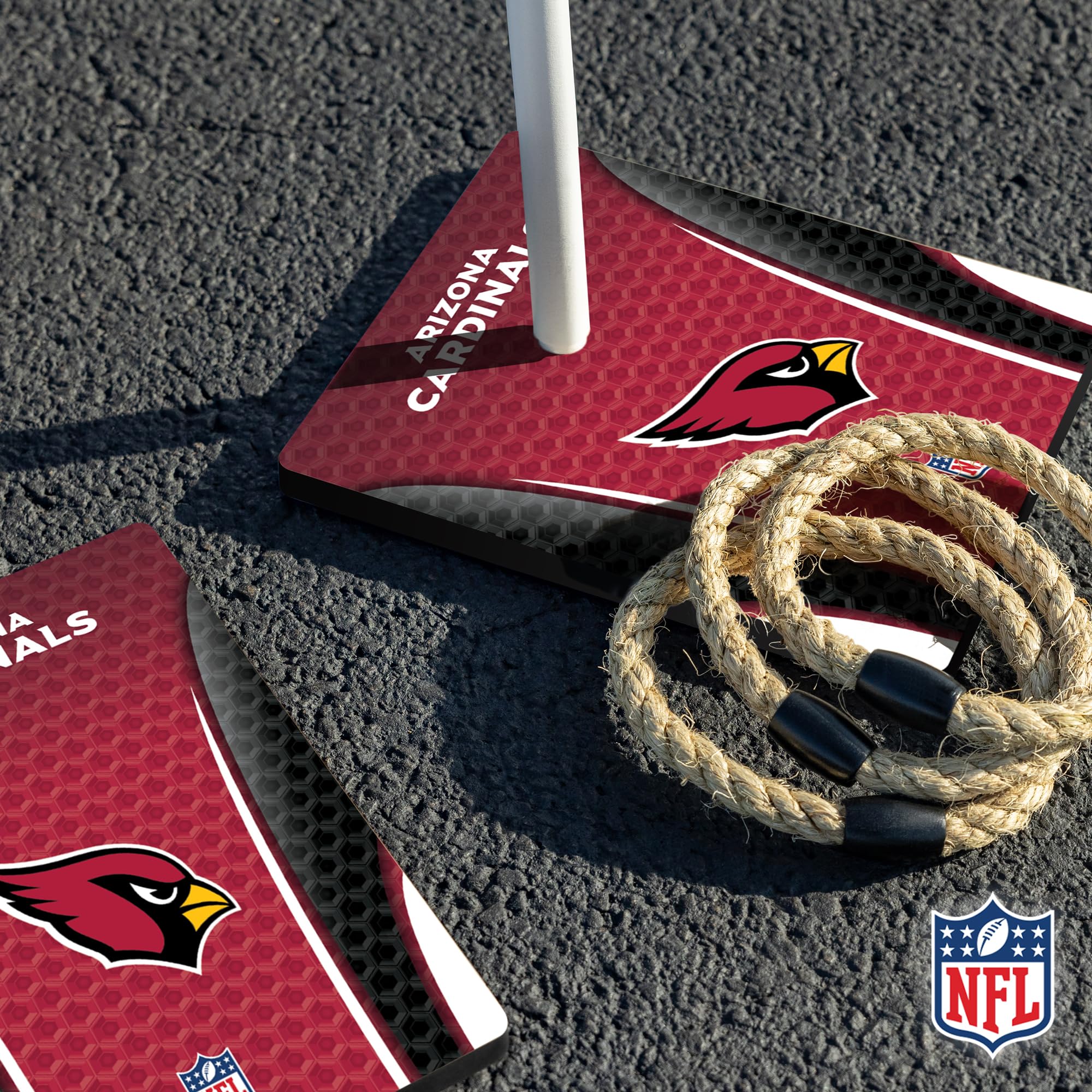 Wild Sports NFL Quoits Set with Direct Print HD Team Graphics – Tailgate Ring Toss Game – Great Gift for Any Football Fan! Ring Toss Family Outdoor Games for The Beach, BBQ, or Tailgate Party - Sports Collectibles, Sports Memorabilia, Sports Fan Shop, Sports Gifts