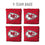 YouTheFan NFL Kansas City Chiefs Cornhole Bags - 4PK - Red - Sports Collectibles, Sports Memorabilia, Sports Fan Shop, Sports Gifts