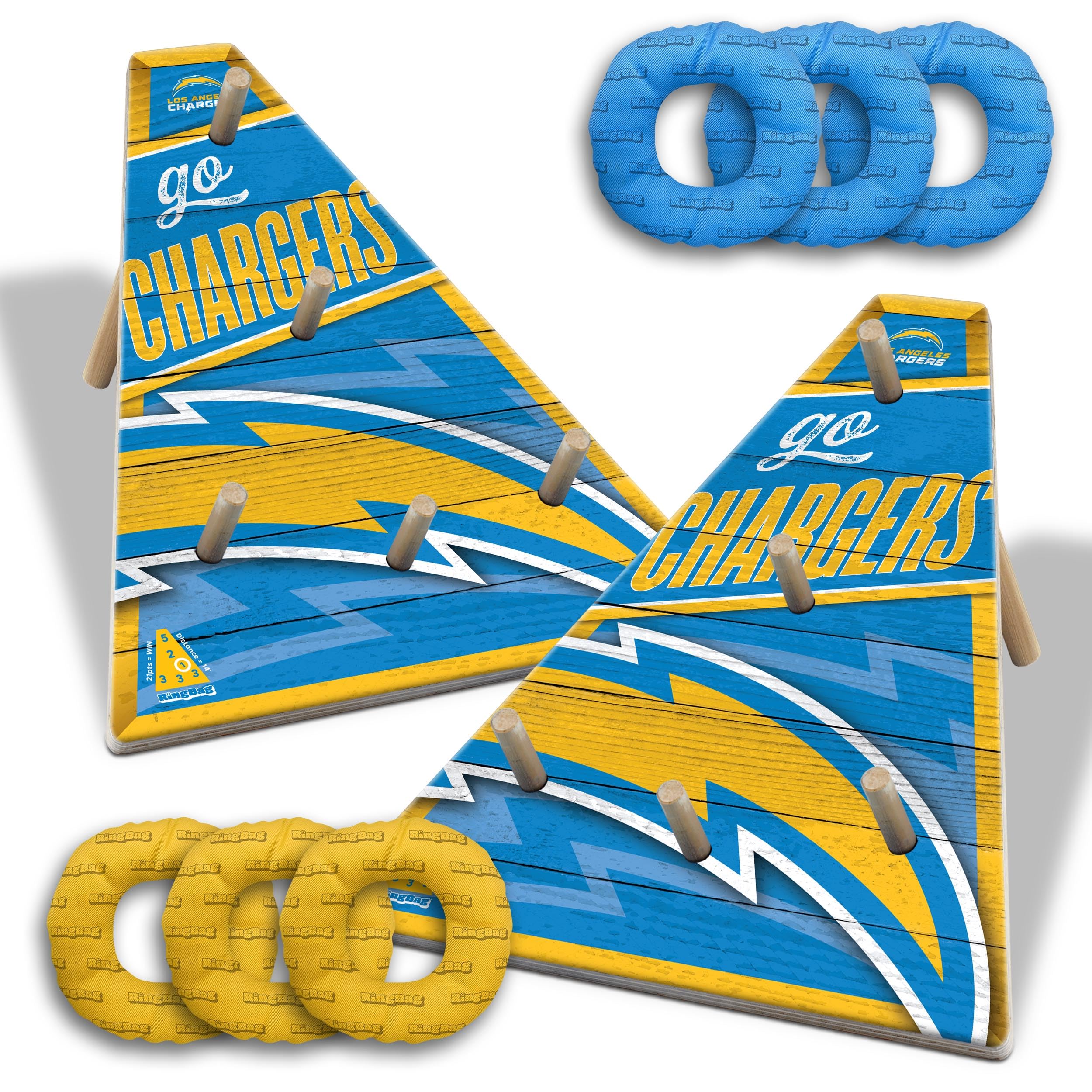 YouTheFan NFL Los Angeles Chargers RingBag - Sports Collectibles, Sports Memorabilia, Sports Fan Shop, Sports Gifts