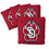 YouTheFan NCAA South Dakota Coyotes Cornhole Bags - 4PK - Red - Sports Collectibles, Sports Memorabilia, Sports Fan Shop, Sports Gifts