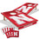 YouTheFan NCAA Nebraska Cornhuskers 2’ x 3’ Wood Cornhole Game with Logo Bags - Sports Collectibles, Sports Memorabilia, Sports Fan Shop, Sports Gifts