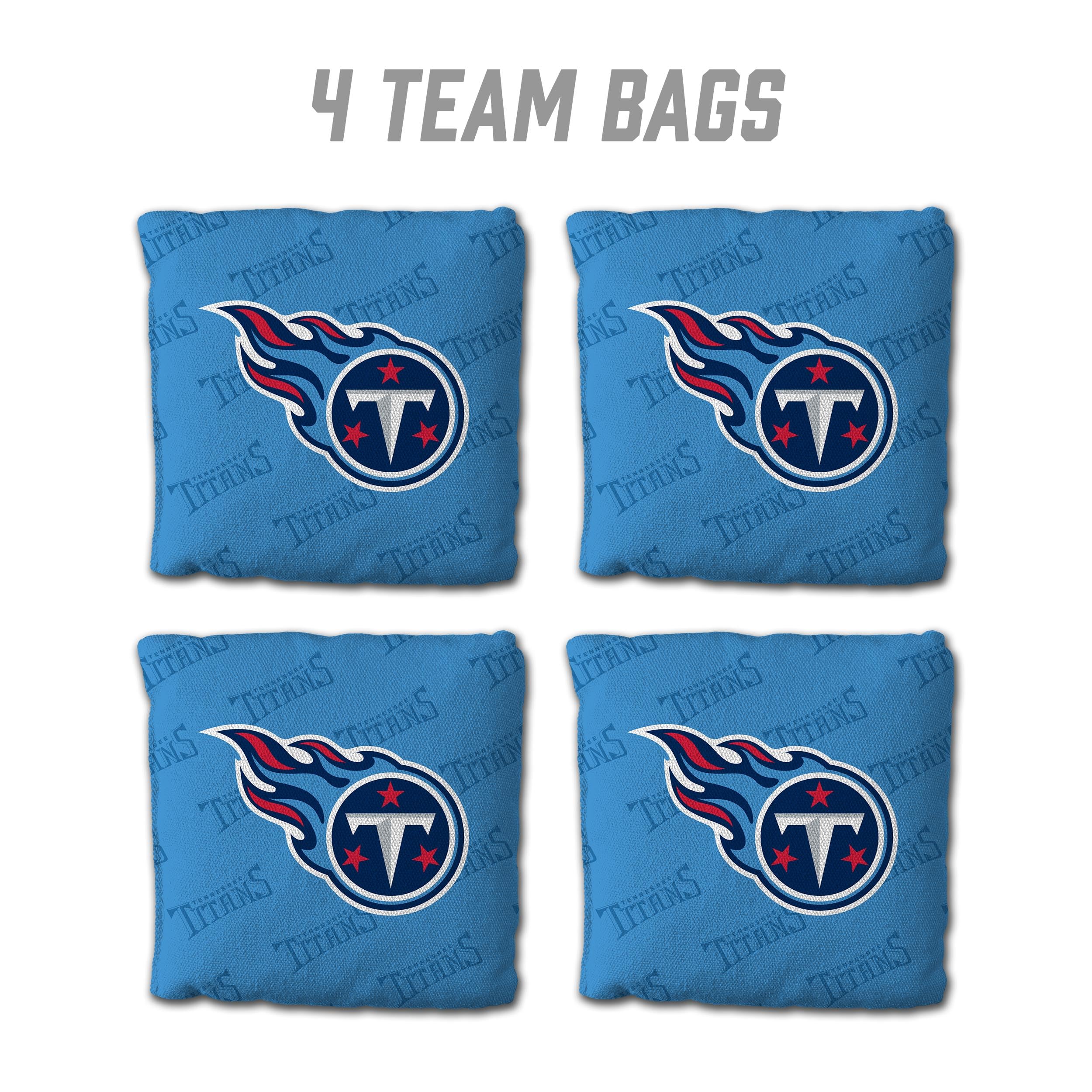 YouTheFan NFL Tennessee Titans Cornhole Bags - 4PK - Blue - Sports Collectibles, Sports Memorabilia, Sports Fan Shop, Sports Gifts
