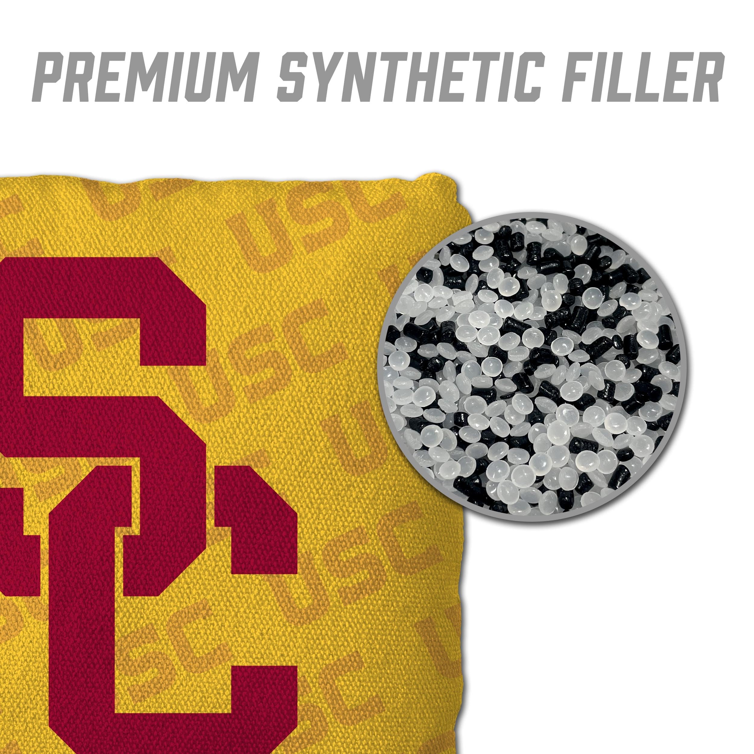 YouTheFan NCAA USC Trojans Cornhole Bags - 4PK - Yellow - Sports Collectibles, Sports Memorabilia, Sports Fan Shop, Sports Gifts