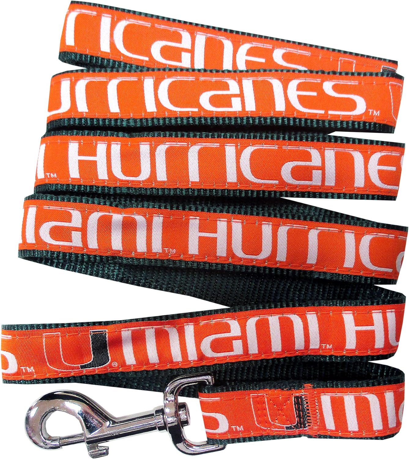 Miami Hurricanes Dog Leashes Pets First - Sports Collectibles, Sports Memorabilia, Sports Fan Shop, Sports Gifts