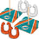 YouTheFan NFL Miami Dolphins Horseshoe Bags Game - Sports Collectibles, Sports Memorabilia, Sports Fan Shop, Sports Gifts