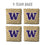 YouTheFan NCAA Washington Huskies Cornhole Bags - 4PK - Gold - Sports Collectibles, Sports Memorabilia, Sports Fan Shop, Sports Gifts