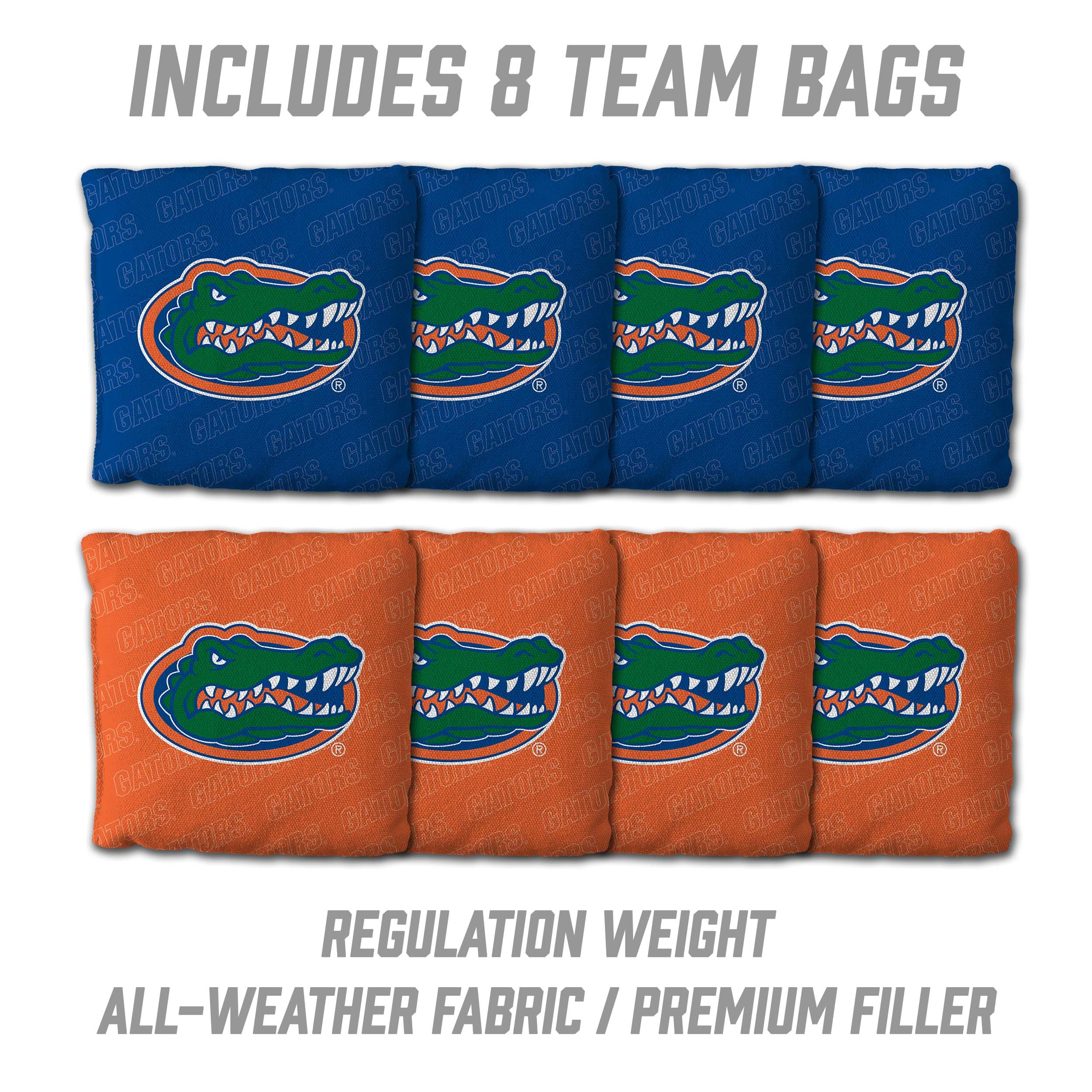 YouTheFan NCAA Florida Gators 2’ x 4’ Professional Wood Cornhole Game with Logo Bags - Sports Collectibles, Sports Memorabilia, Sports Fan Shop, Sports Gifts