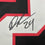 Framed Autographed/Signed Devonta Freeman 35x39 Atlanta Retro Black Football Jersey Beckett BAS COA