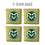 YouTheFan NCAA Colorado State Rams Cornhole Bags - 4PK - Gold - Sports Collectibles, Sports Memorabilia, Sports Fan Shop, Sports Gifts