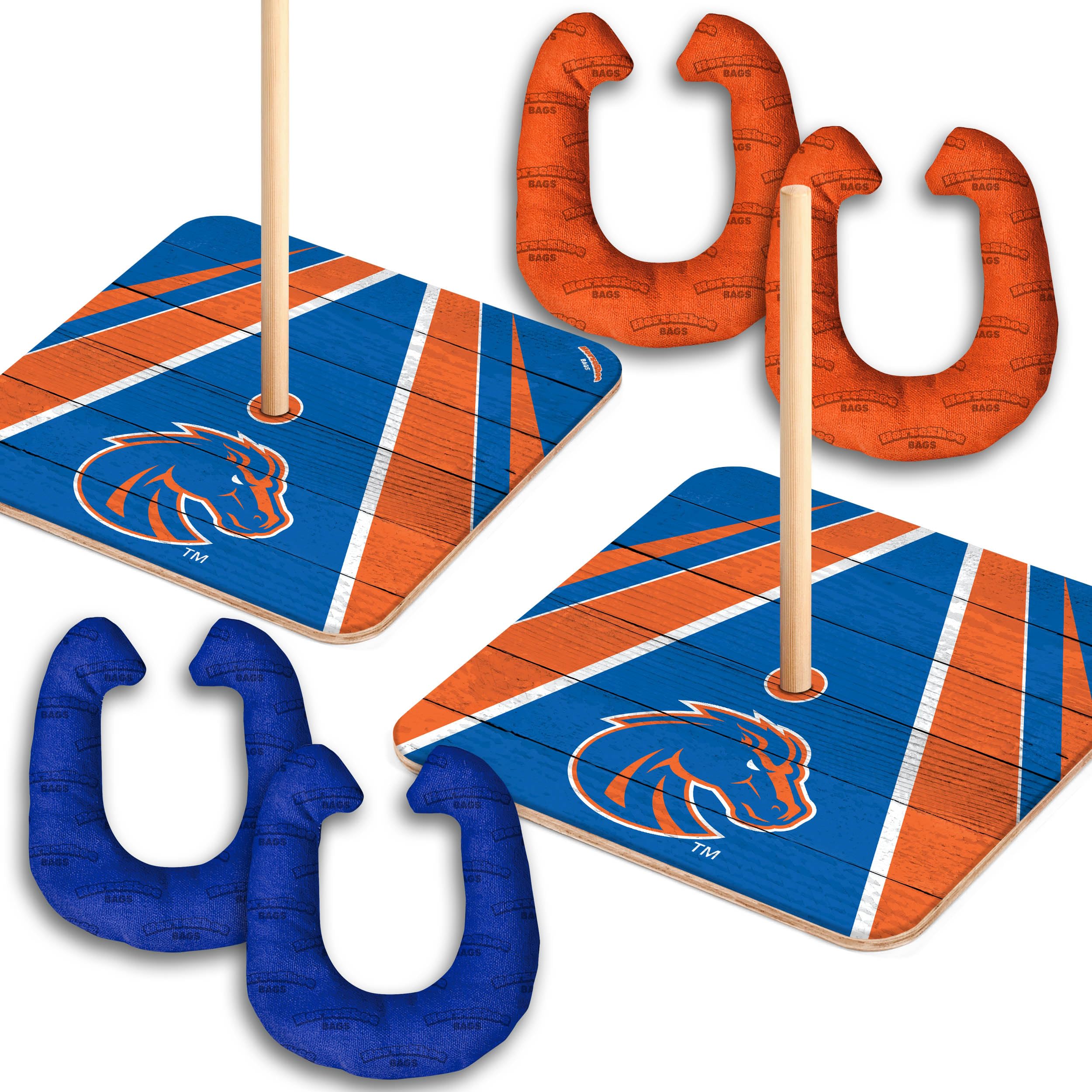 YouTheFan NCAA Boise State Broncos Horseshoe Bags - Sports Collectibles, Sports Memorabilia, Sports Fan Shop, Sports Gifts