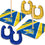 YouTheFan NCAA South Dakota State Jackrabbits Horseshoe Bags - Sports Collectibles, Sports Memorabilia, Sports Fan Shop, Sports Gifts