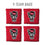 YouTheFan NCAA NC State Wolfpack Cornhole Bags - 4PK - Red - Sports Collectibles, Sports Memorabilia, Sports Fan Shop, Sports Gifts