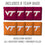 YouTheFan NCAA Virginia Tech Hokies 2’ x 4’ Professional Wood Cornhole Game with Logo Bags - Sports Collectibles, Sports Memorabilia, Sports Fan Shop, Sports Gifts