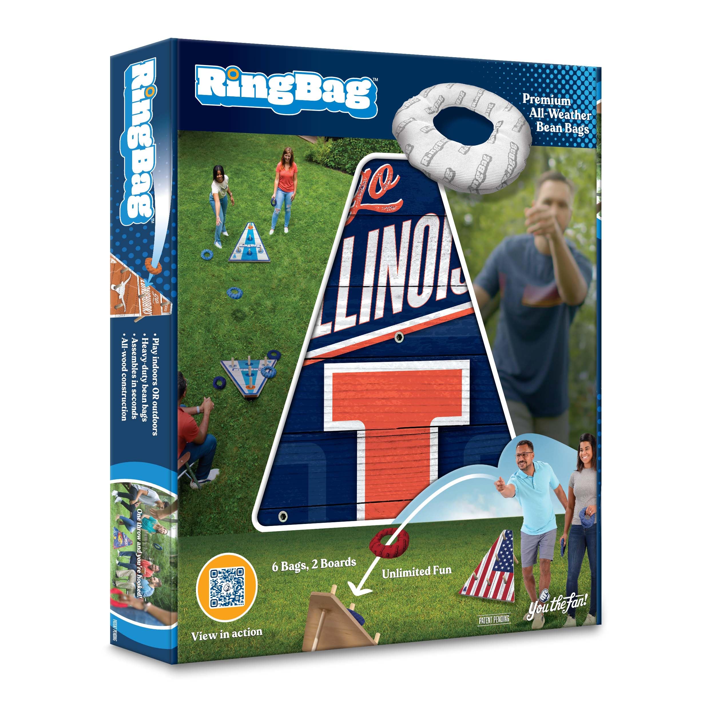 YouTheFan NCAA Illinois Fighting Illini RingBag - Sports Collectibles, Sports Memorabilia, Sports Fan Shop, Sports Gifts