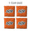 YouTheFan NCAA Oklahoma State Cowboys Cornhole Bags - 4PK - Orange - Sports Collectibles, Sports Memorabilia, Sports Fan Shop, Sports Gifts