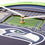 YouTheFan NFL Seattle Seahawks 3D StadiumView Clock - Sports Gifts, Sports Memorabilia, Sports Collectibles, Fan Shop