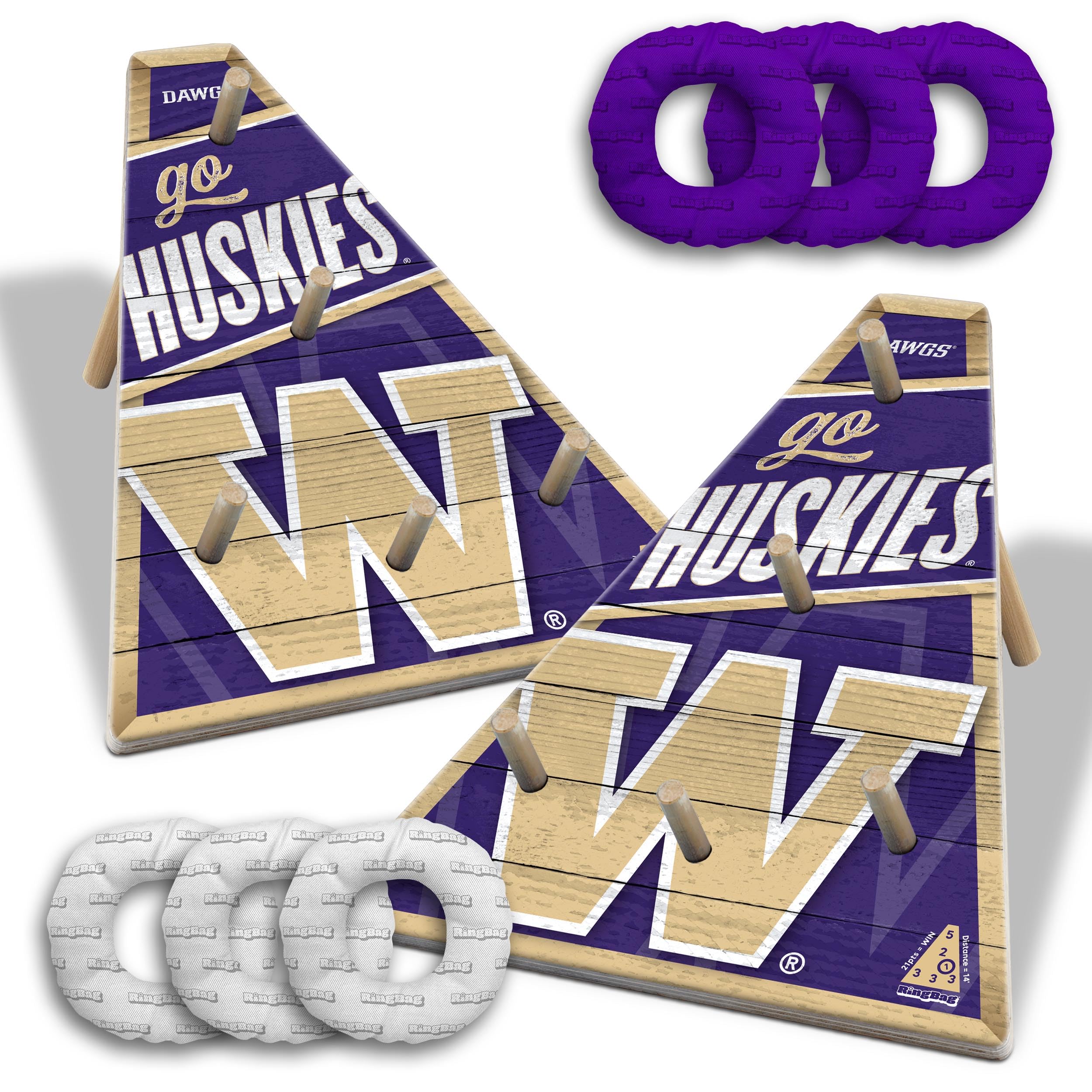 YouTheFan NCAA Washington Huskies RingBag - Sports Collectibles, Sports Memorabilia, Sports Fan Shop, Sports Gifts