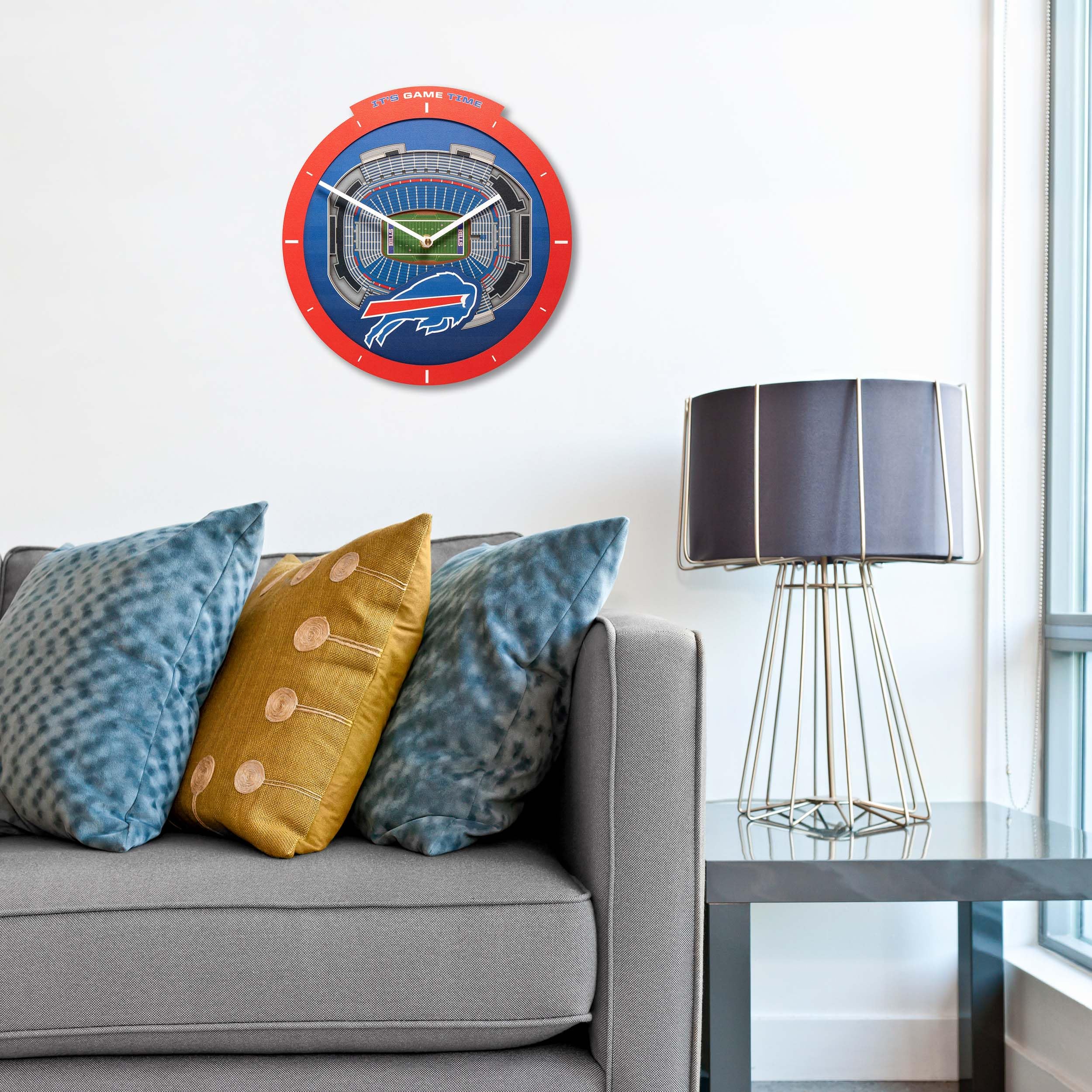YouTheFan NFL Buffalo Bills 3D StadiumView Clock - Sports Collectibles, Sports Memorabilia, Sports Fan Shop, Sports Gifts