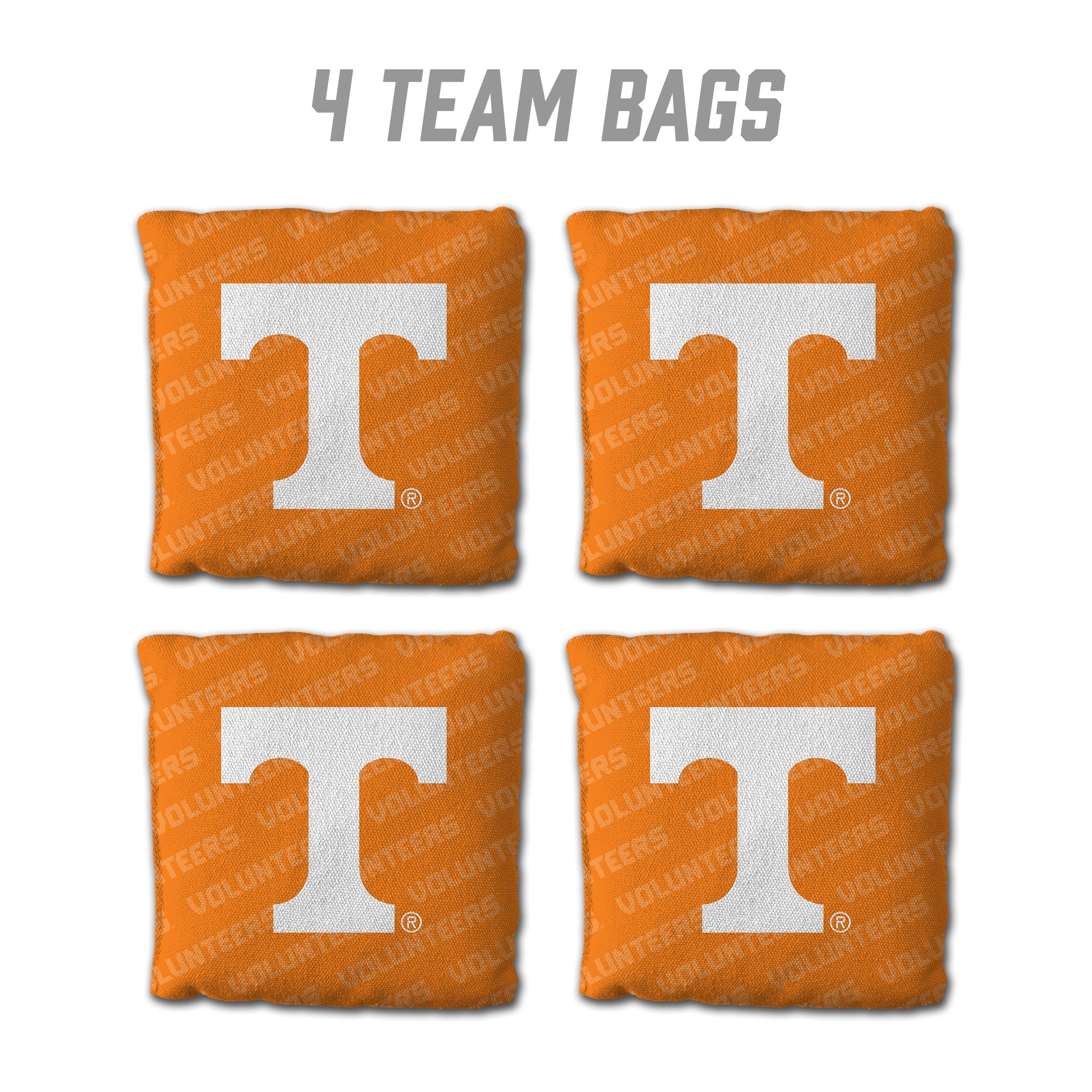 YouTheFan NCAA Tennessee Volunteers Cornhole Bags - 4PK - Orange - Sports Collectibles, Sports Memorabilia, Sports Fan Shop, Sports Gifts