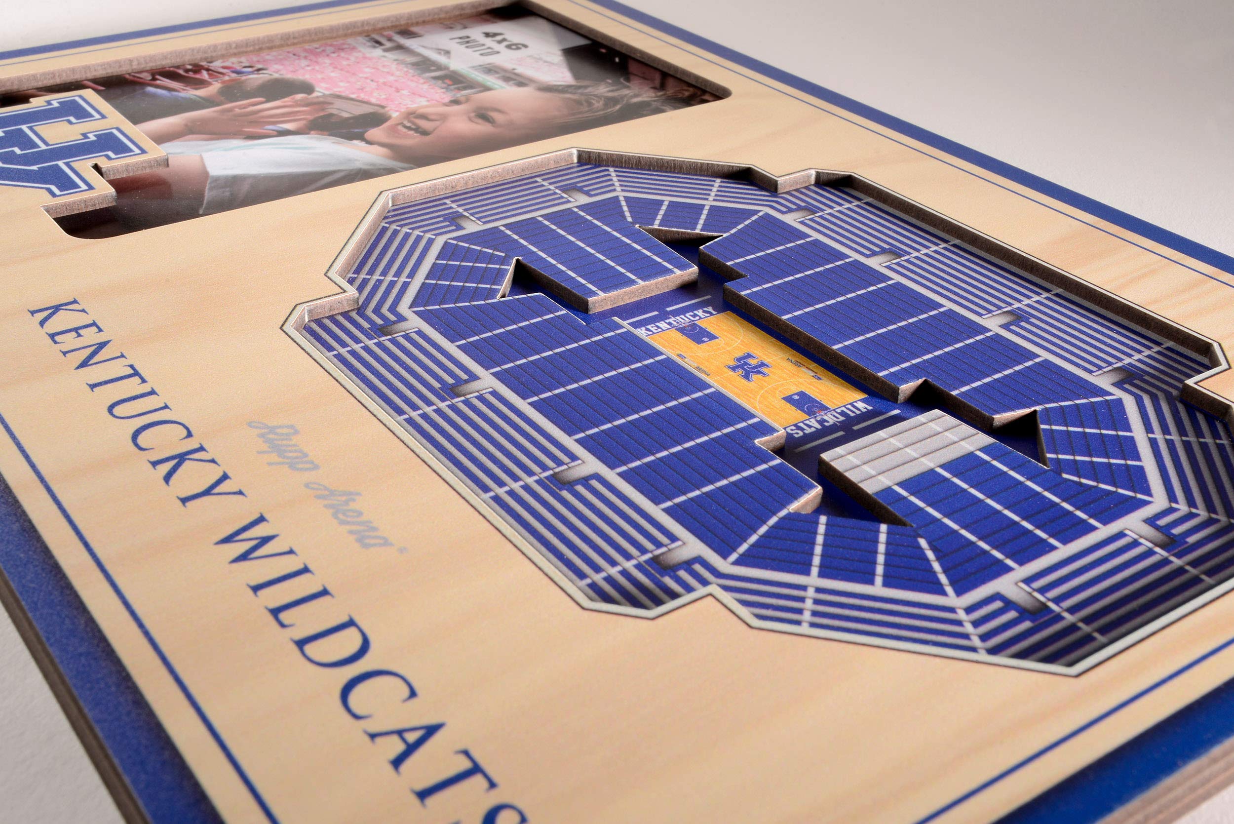 YouTheFan NCAA Kentucky Wildcats 3D StadiumView Picture Frame - Rupp Arena, 12" x 8" - Sports Collectibles, Sports Memorabilia, Sports Fan Shop, Sports Gifts