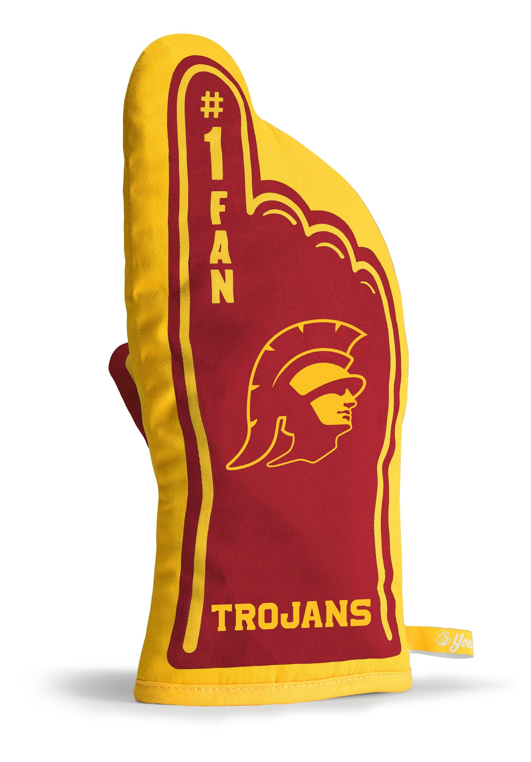 YouTheFan NCAA USC Trojans #1 Oven Mitt, 13.25" x 6.5" - Sports Collectibles, Sports Memorabilia, Sports Fan Shop, Sports Gifts