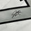 Framed Autographed/Signed Geno Smith 35x39 Oakland White Color Rush Football Jersey Beckett BAS COA