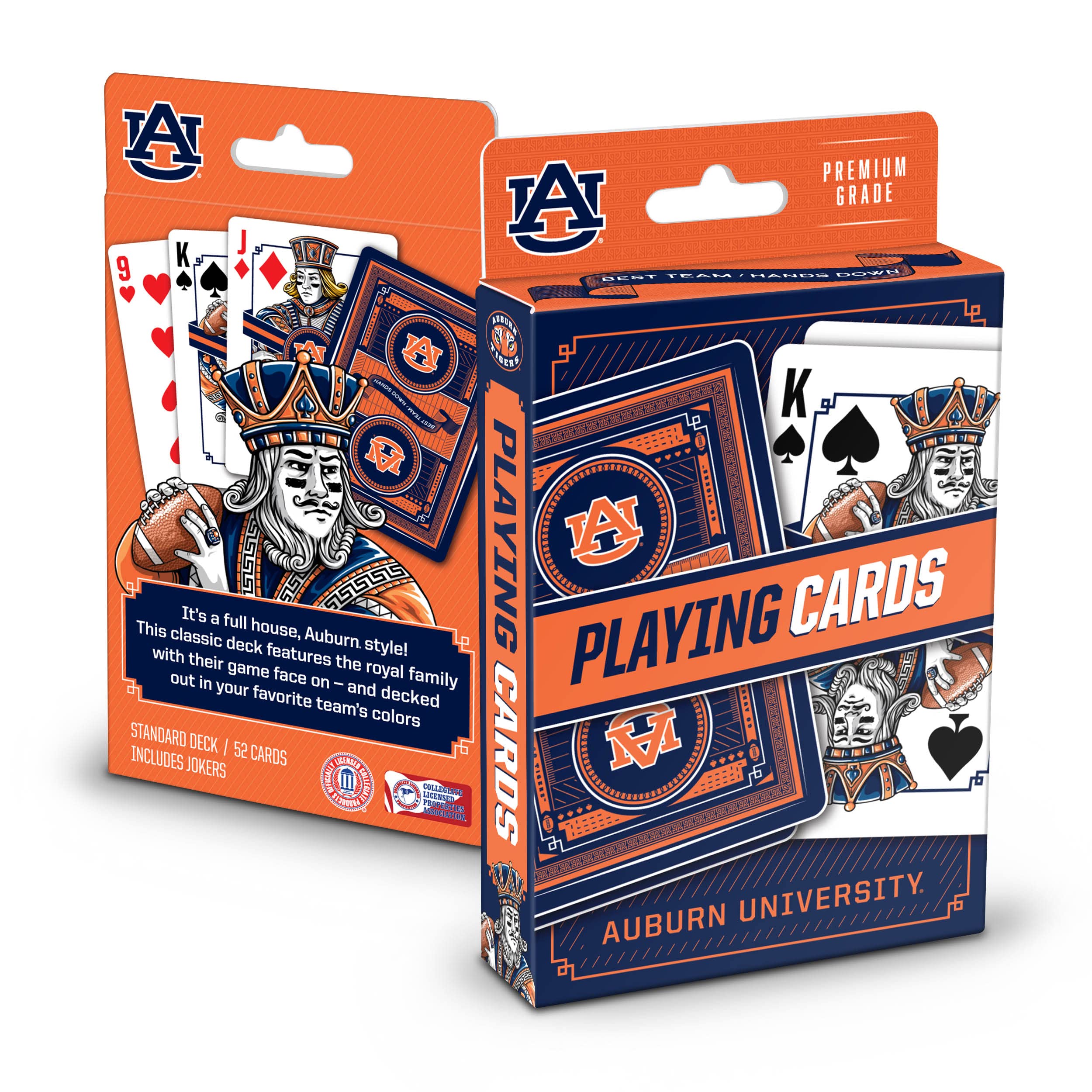 YouTheFan NCAA Auburn Tigers Classic Series Playing Cards - Sports Collectibles, Sports Memorabilia, Sports Fan Shop, Sports Gifts