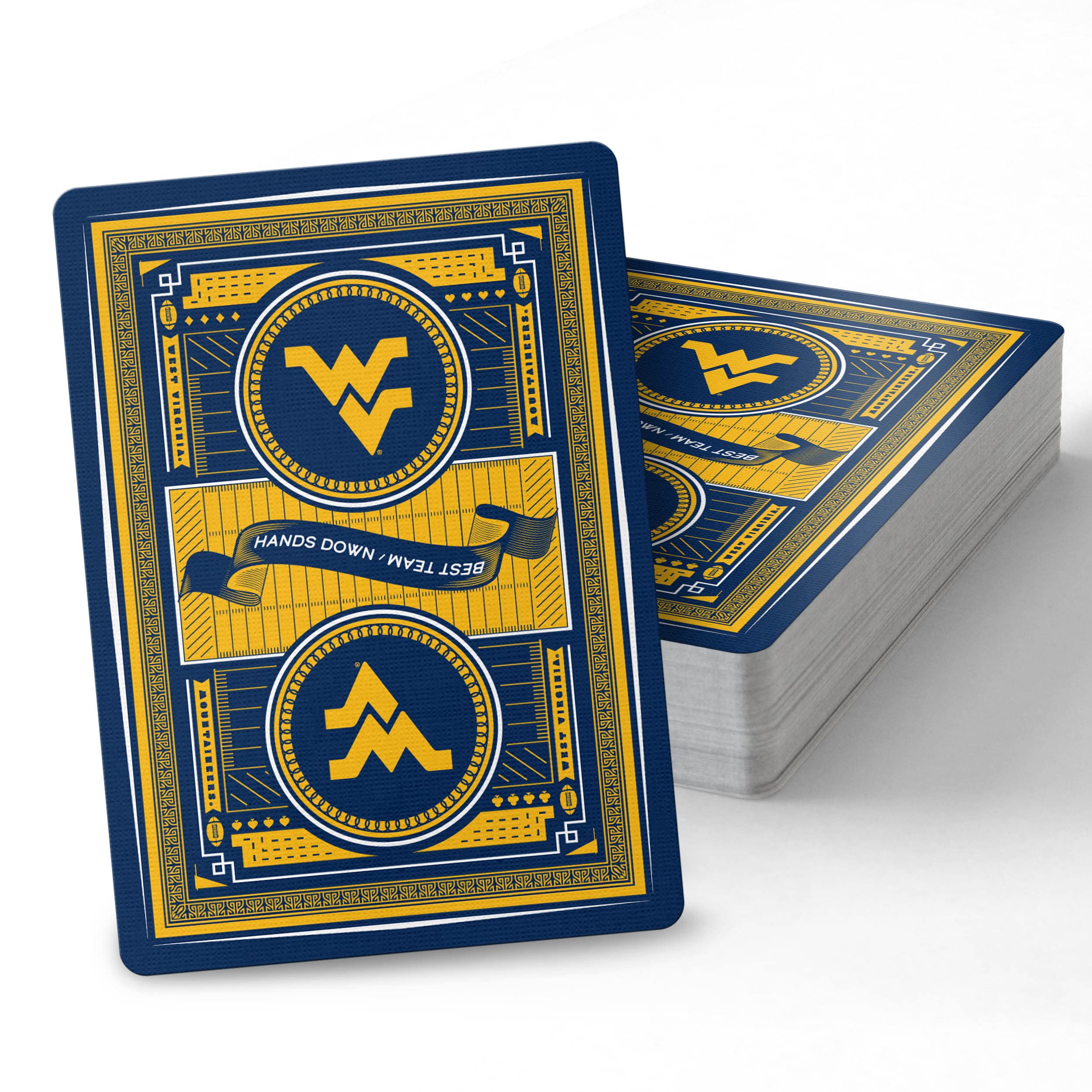 YouTheFan NCAA West Virginia Mountaineers Classic Series Playing Cards - Sports Collectibles, Sports Memorabilia, Sports Fan Shop, Sports Gifts
