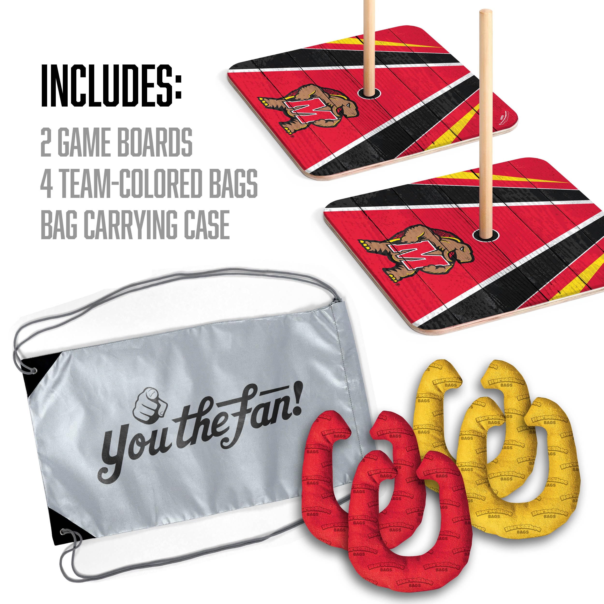 YouTheFan NCAA Maryland Terrapins Horseshoe Bags - Sports Collectibles, Sports Memorabilia, Sports Fan Shop, Sports Gifts