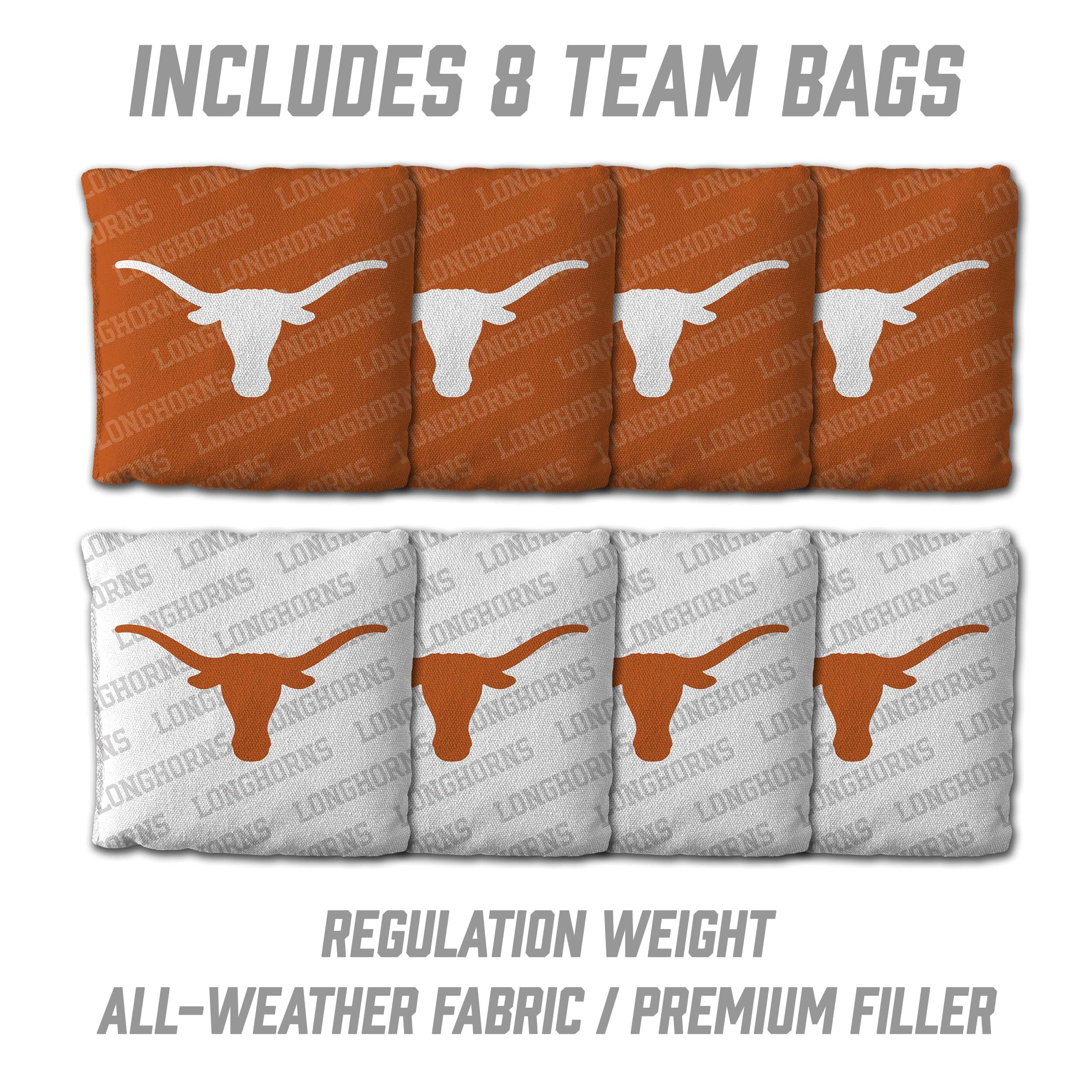 YouTheFan NCAA Texas Longhorns 2’ x 4’ Professional Wood Cornhole Game with Logo Bags - Sports Collectibles, Sports Memorabilia, Sports Fan Shop, Sports Gifts