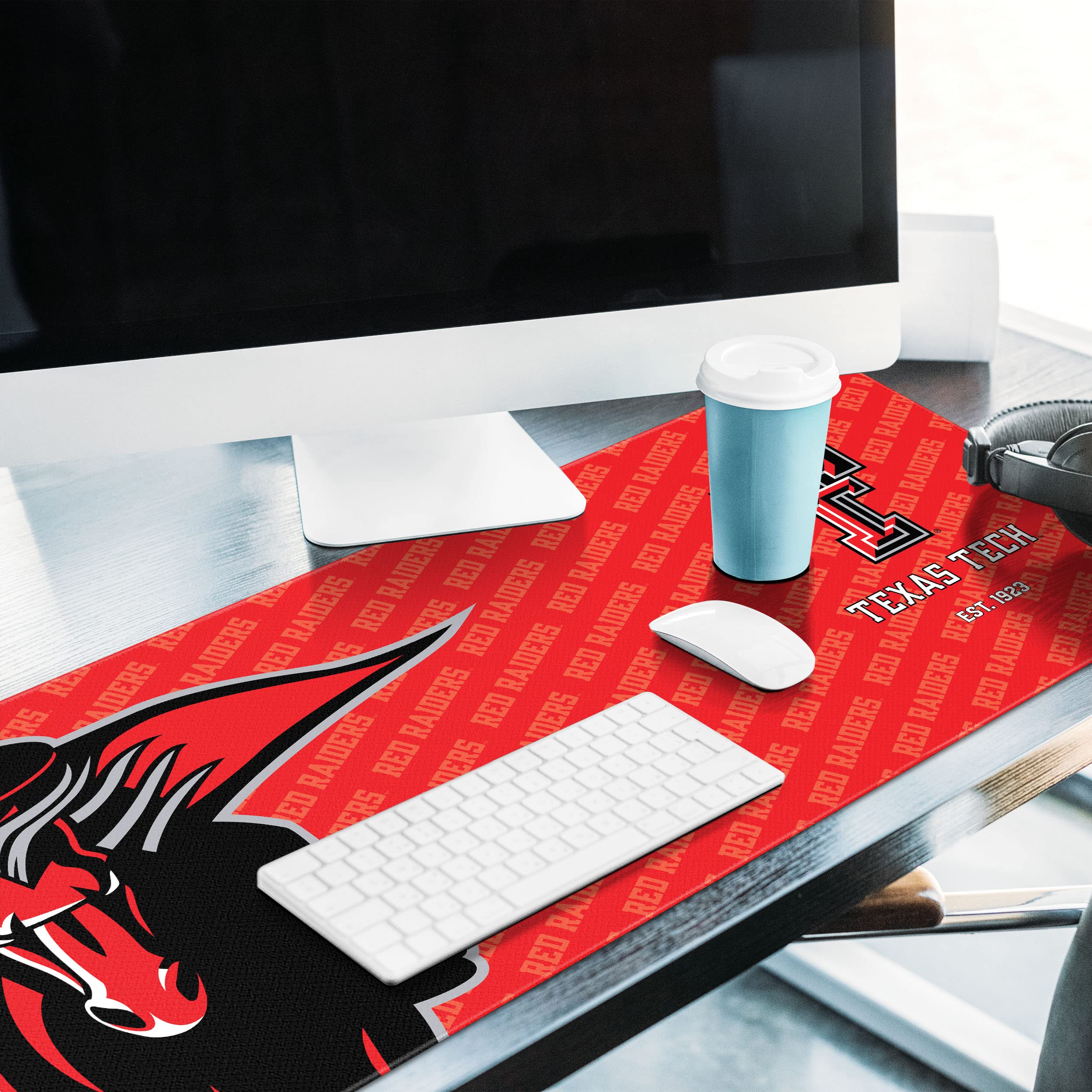 YouTheFan NCAA Texas Tech Red Raiders Logo Series Desk Pad - Sports Collectibles, Sports Memorabilia, Sports Fan Shop, Sports Gifts