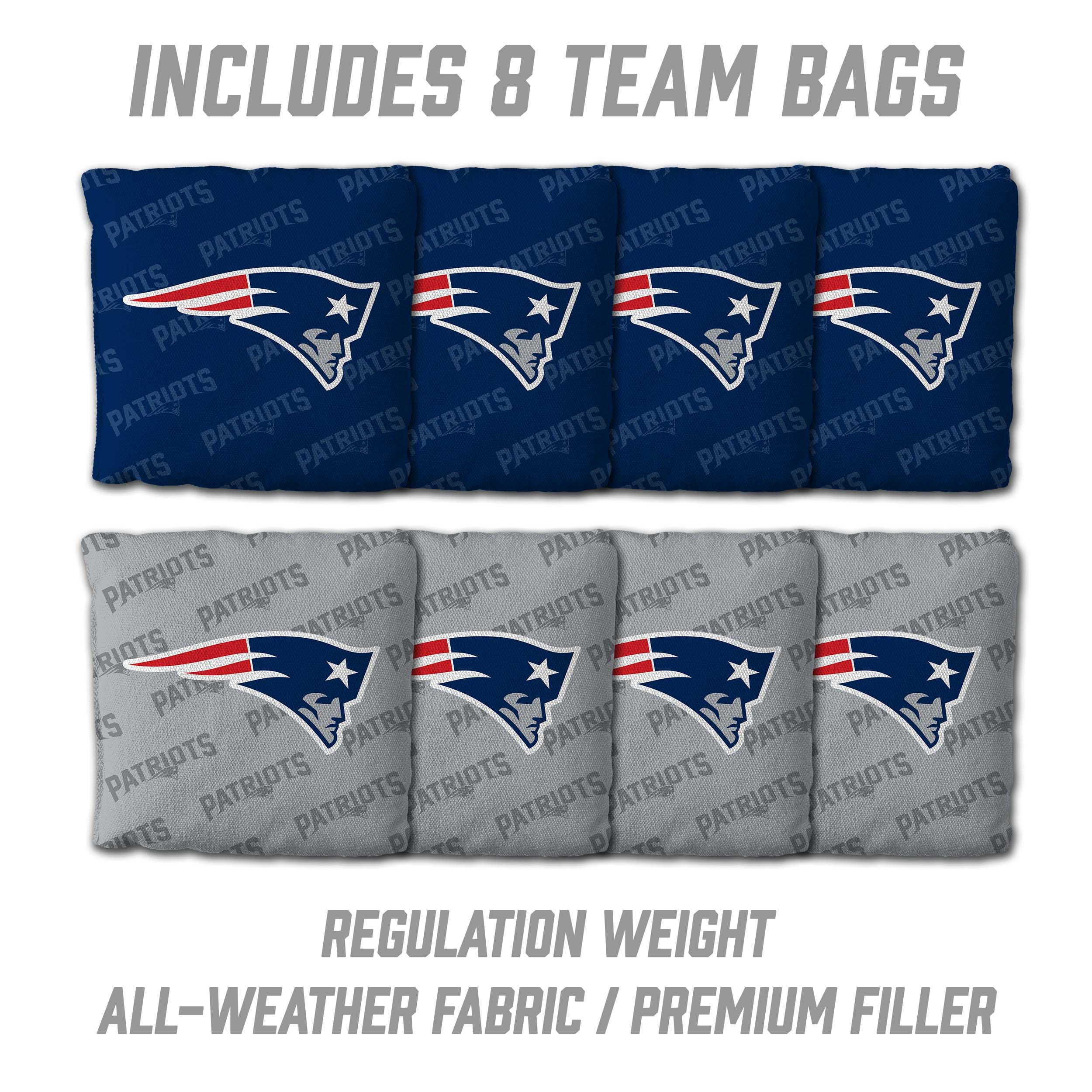 YouTheFan NFL New England Patriots 2’ x 3’ Wood Cornhole Game with Logo Bags - Sports Collectibles, Sports Memorabilia, Sports Fan Shop, Sports Gifts