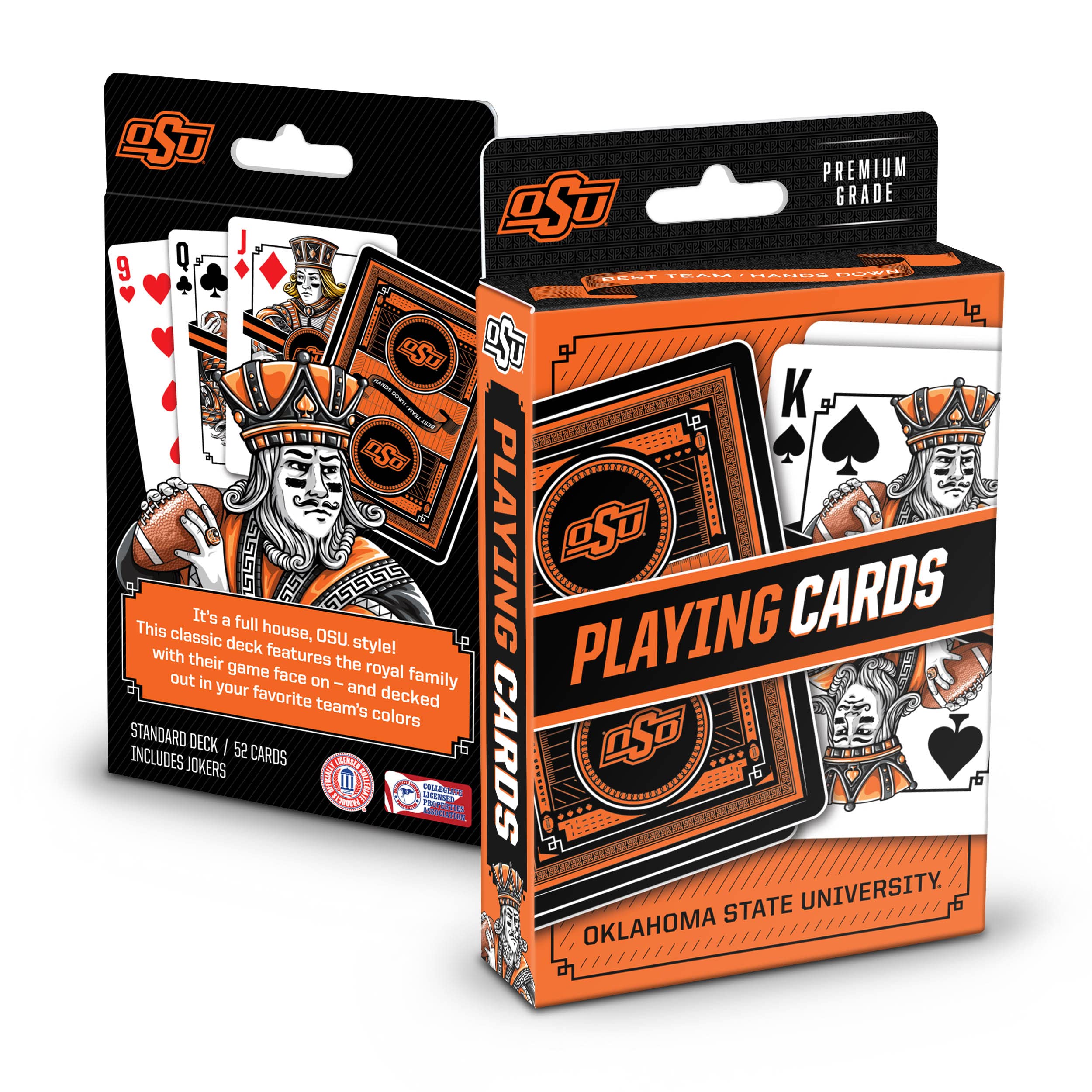 YouTheFan NCAA Oklahoma State Cowboys Classic Series Playing Cards, Team Colors - Sports Collectibles, Sports Memorabilia, Sports Fan Shop, Sports Gifts