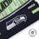 FOCO Seattle Seahawks NFL Super Bowl LX Champions Big Wordmark Stripe Pom Beanie - Sports Gifts, Sports Memorabilia, Sports Collectibles, Fan Shop