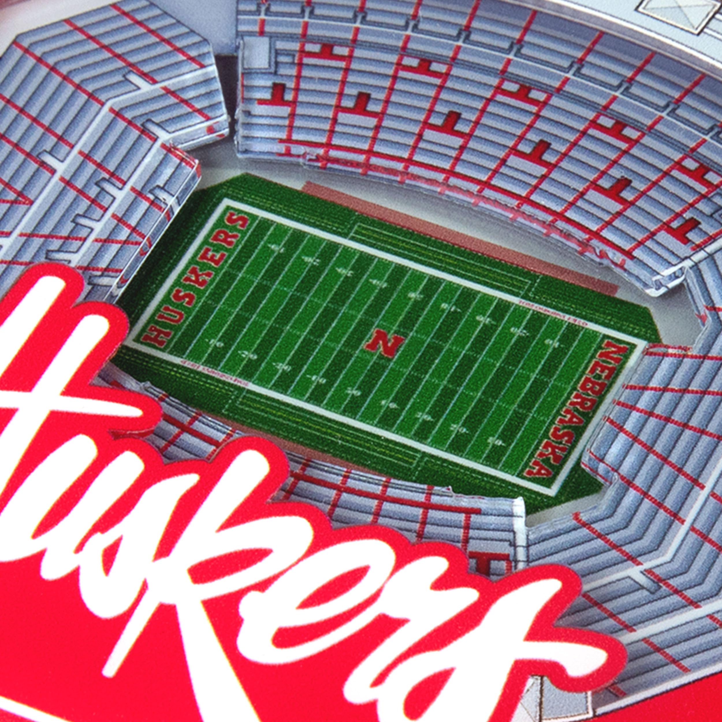 YouTheFan NCAA Nebraska Cornhuskers Licensed Fan Cribbage Wood Board Game - Sports Collectibles, Sports Memorabilia, Sports Fan Shop, Sports Gifts