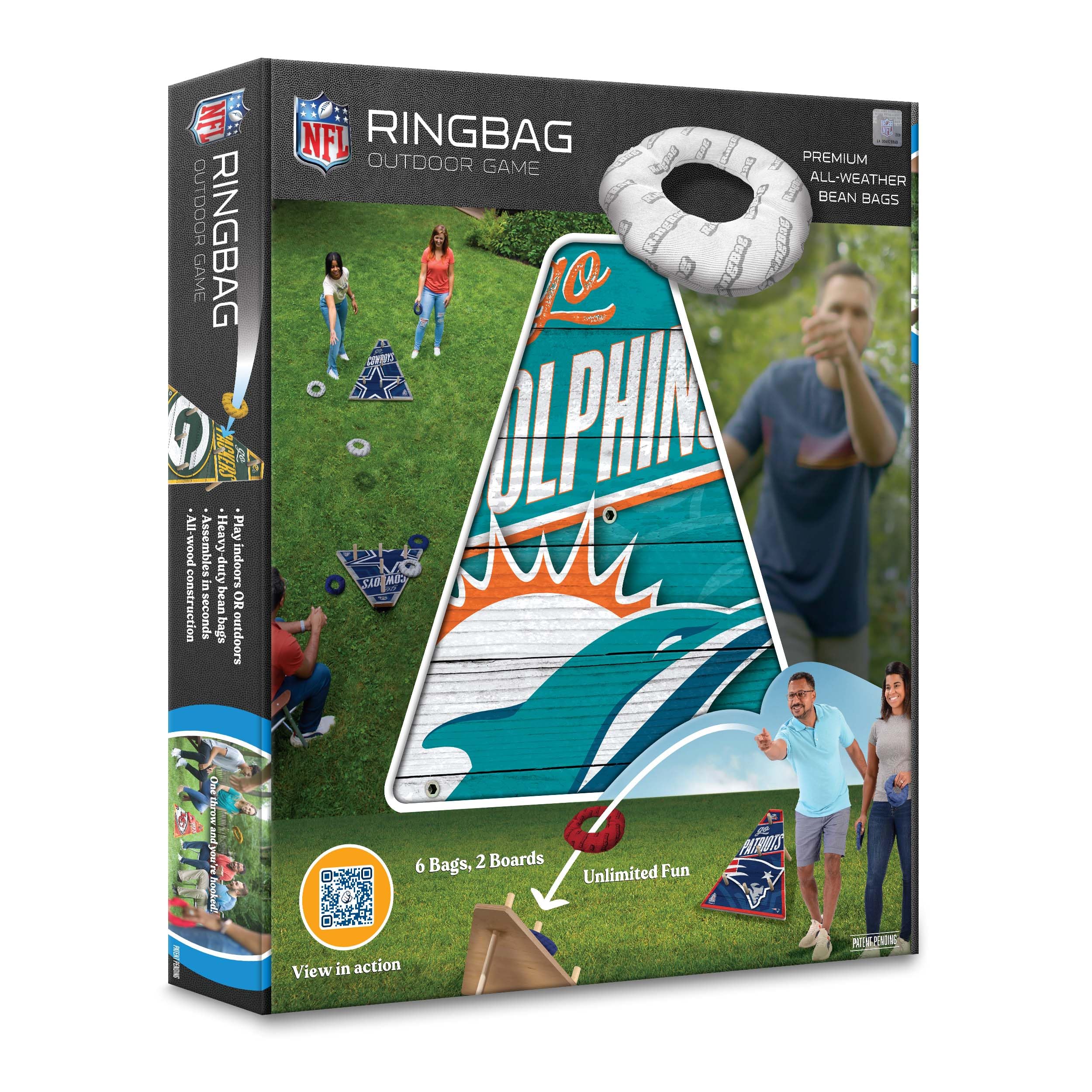 YouTheFan NFL Miami Dolphins RingBag - Sports Collectibles, Sports Memorabilia, Sports Fan Shop, Sports Gifts
