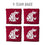 YouTheFan NCAA Washington State Cougars Cornhole Bags - 4PK - Red - Sports Collectibles, Sports Memorabilia, Sports Fan Shop, Sports Gifts