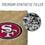 YouTheFan NFL San Francisco 49ers Cornhole Bags - 4PK - Gold - Sports Collectibles, Sports Memorabilia, Sports Fan Shop, Sports Gifts